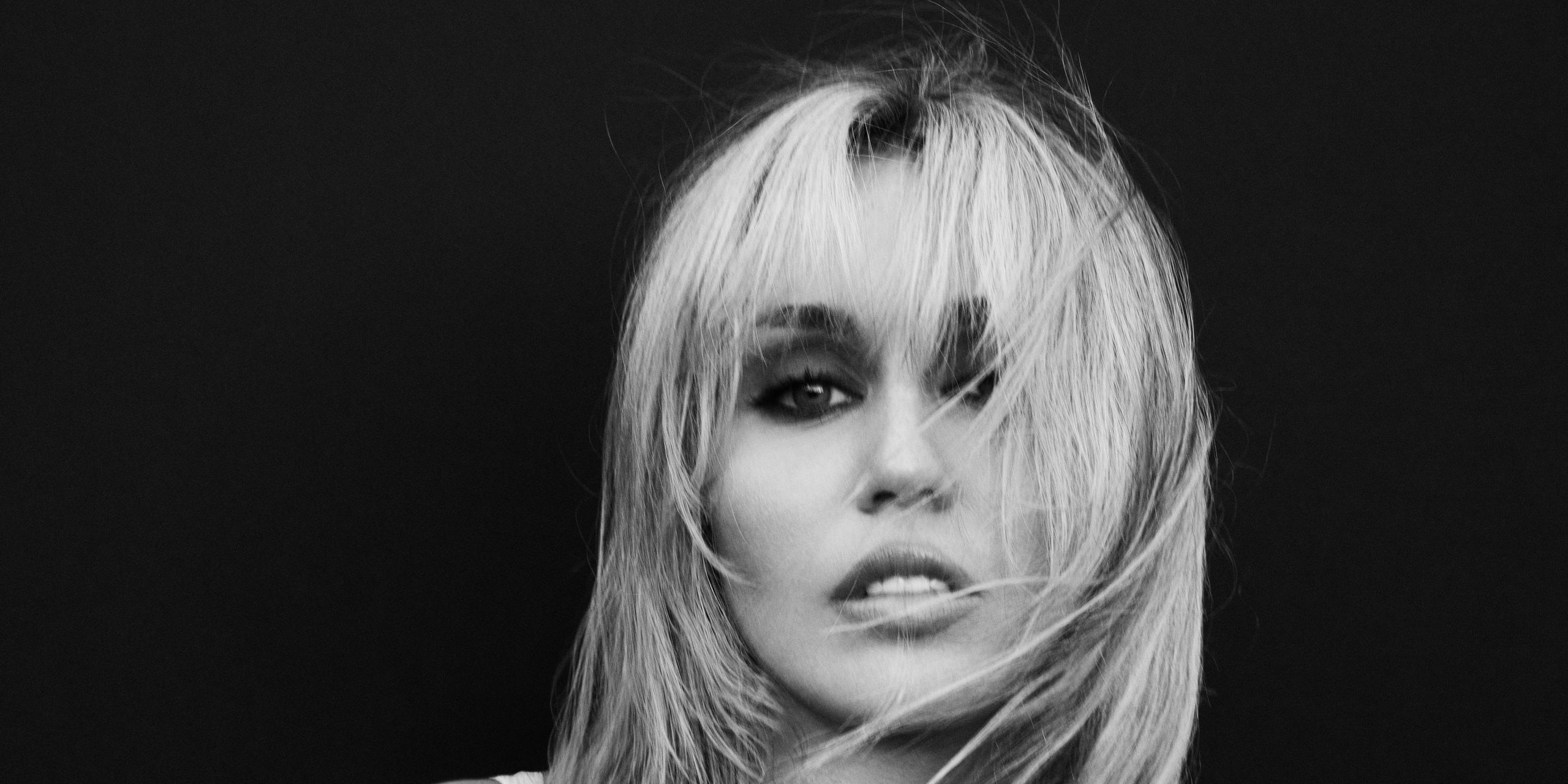 Miley Cyrus in a dramatic fashion portrait